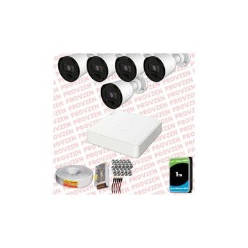 Provzen RV Hikvision 5 Kamera 20 m Gece Görüş Güvenlik Kamerası