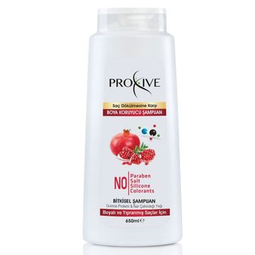 Proxive Tuzsuz Parabensiz Silikonsuz Boyasız Bitkisel Boya Koruyucu 650 ml Şampuan