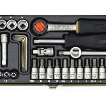 Proxxon 1/4' 36 Parça Lokma ve Bits Takımı