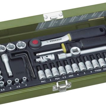 Proxxon 1/4' 36 Parça Lokma ve Bits Takımı