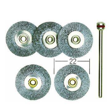 Proxxon 28952 22 mm 5'li Daire Tel Fırça Seti