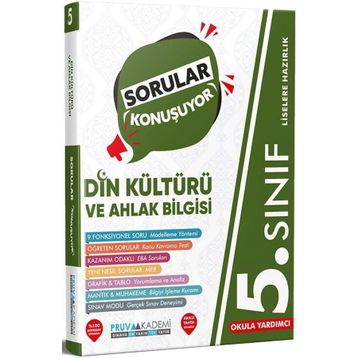 Pruva Akademi 5.Sınıf Din Kültürü ve Ahlak Bilgisi Sorular Konuşuyor Soru Bankası