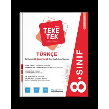 Pruva Akademi 8. Sınıf Türkçe Pruva Teke Tek