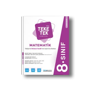 Pruva Akademi Pruva Teke Tek 8. Sınıf Matematik