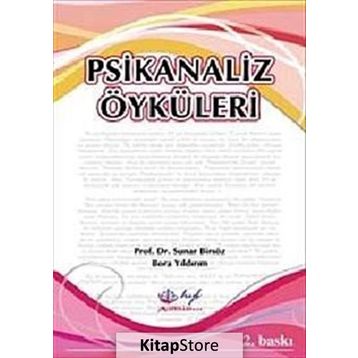 PSIKANALIZ ÖYKÜLERİ - SUNAR BİRSÖZ