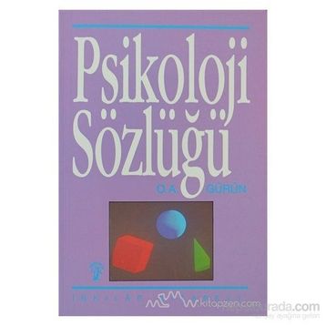 PSIKOLOJI SÖZLÜĞÜ - O. A. GÜRÜN