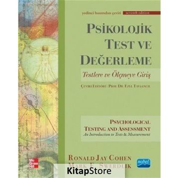 PSIKOLOJIK TEST VE DEĞERLEME - RONALD COHEN;MARK E. SWERDLIK