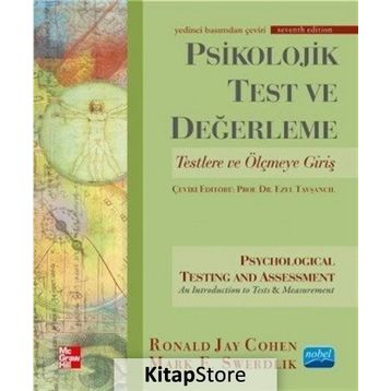 Psikolojik Test ve Değerleme - Ronald Jay Cohen Mark E. Swerdlik