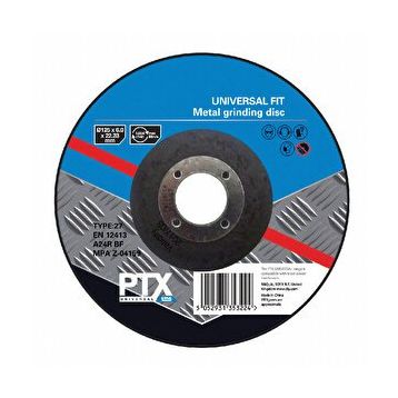 PTX 125 mm Metal Taşlama Diski