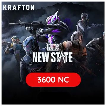 Pubg New State 3600 + 250 NC
