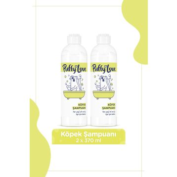 Puffy Love Hayvan Dostu Uzun Tüylü 2x370 ML Köpek Şampuanı