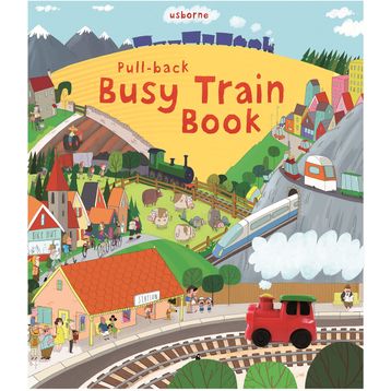 Pull Back Busy Train-Usborne Publishing