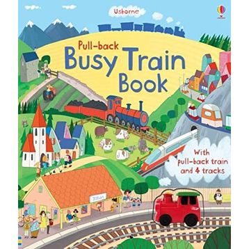 Pull Back Busy Train-Usborne Publishing