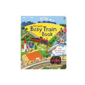 Pull Back Busy Train-Usborne Publishing