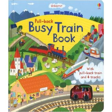 Pull Back Busy Train-Usborne Publishing