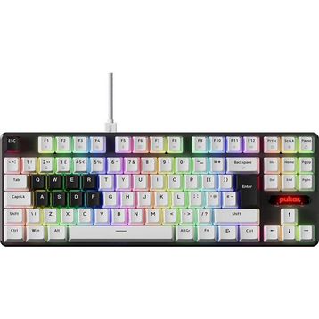 Pulsar PCMK2HE821W PCMK2 HE %80 TKL ISO Hall Effect Manyetik Switch RGB Hotswap Beyaz Mekanik Gaming Klavye