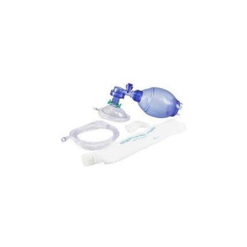 Pulsemed Solunum Cihazı Pvc Pediatrik Yetişkin için Beyaz Lacivert Ambu
