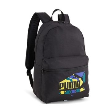 Puma 090709-01 Phase Print BP Siyah Spor Sırt Çantası