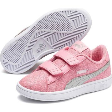 Puma 36737815 Pembe Smash V2 Glitz Glam V Ps Çocuk Spor Ayakkabı