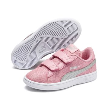 Puma 36737815 Pembe Smash V2 Glitz Glam V Ps Çocuk Spor Ayakkabı