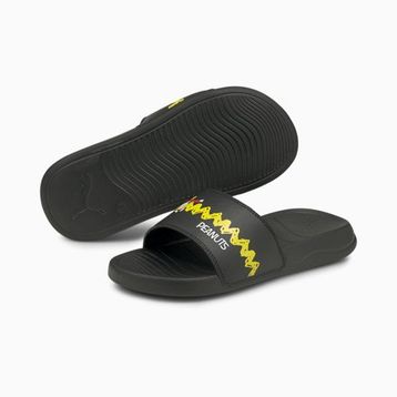 Puma 375825-01 X Peanuts Popcat 20 Siyah Kadın Terlik