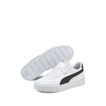 Puma 38014703 Kadın Skye Clean Beyaz-Kırmızı Spor Ayakkabı