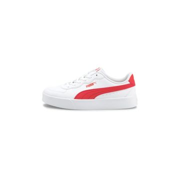 Puma 38014703 Kadın Skye Clean Beyaz-Kırmızı Spor Ayakkabı