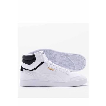 Puma 380748 01 Sneakers Shuffle Mid Günlük Beyaz Siyah Unisex Spor Ayakkabı