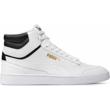 Puma 380748 01 Sneakers Shuffle Mid Günlük Beyaz Siyah Unisex Spor Ayakkabı