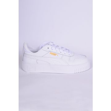 Puma 389390-01 Carina Street Deri Ortopedik Taban Günlük Beyaz Kadın Spor Ayakkabı