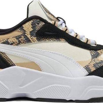 Puma 400693 Cassia Snake Chic Krem Spor Ayakkabı