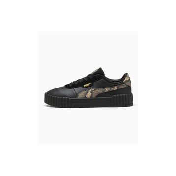 Puma 400723 02 Carina 3.0 Snake Chic Siyah Altın Kadın Sneaker Ayakkabı