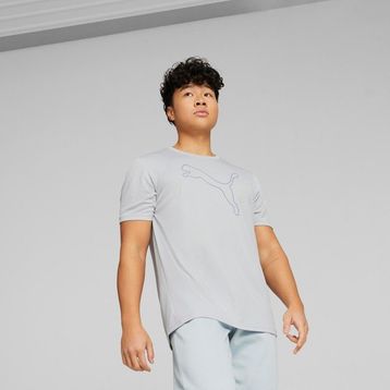 Puma 520315-80 Performance Cat Tee Gri Erkek T-shirt