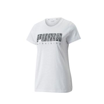 Puma 52251302 Performans Logo Fill Tee Rec Beyaz Kadın T-Shirt