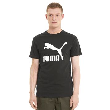 Puma 53008801 Classics Logo Tee Erkek Siyah Günlük Stil Tişört