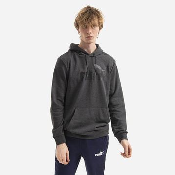 Puma 58668807 ESS Big Logo Hoodie TR Dark Gray Heather Koyu Gri Erkek Sweatshirt
