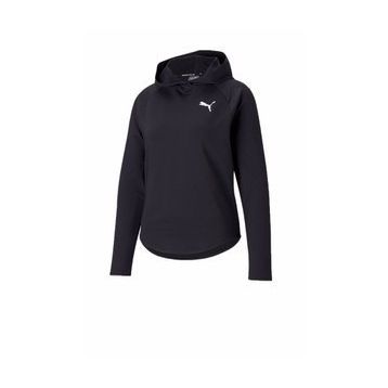 Puma 58685801 Active Ho Kapüşonlu Standart Kalıp Düz Siyah Kadın Sweatshirt