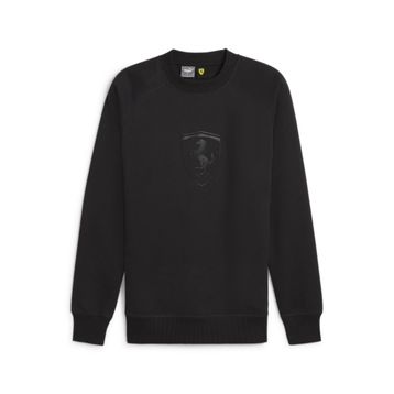 Puma 62380201 Siyah Ferrari Race Big Shield Crew Günlük Erkek Sweatshirt