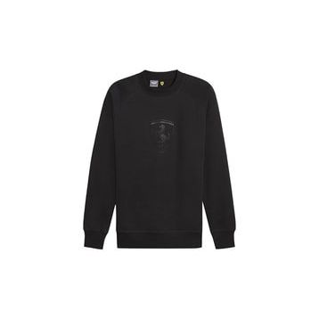 Puma 62380201 Siyah Ferrari Race Big Shield Crew Günlük Erkek Sweatshirt