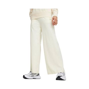 Puma 62426866 Classics Ribbed Relaxed Pant Krem Günlük Kadın Eşofman Altı