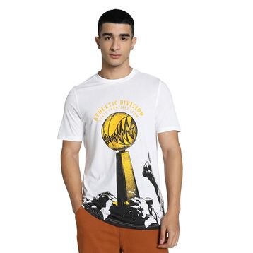 Puma 62480601 The Golden Ticket Tee Erkek Basketbol Beyaz Erkek T-shirt
