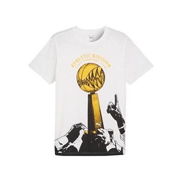 Puma 62480601 The Golden Ticket Tee Erkek Basketbol Beyaz Erkek T-shirt