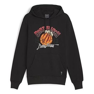 Puma 62481201 Siyah Graphic Booster Hoodie Günlük Erkek Sweatshirt