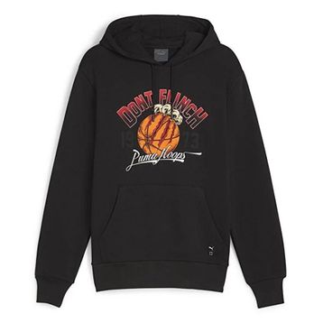 Puma 62481201 Siyah Graphic Booster Hoodie Günlük Erkek Sweatshirt