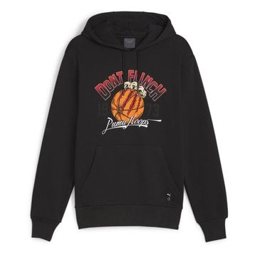 Puma 62481201 Siyah Graphic Booster Hoodie Günlük Erkek Sweatshirt