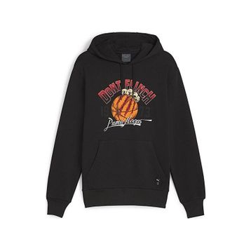 Puma 62481201 Siyah Graphic Booster Hoodie Günlük Erkek Sweatshirt
