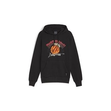 Puma 62481201 Siyah Graphic Booster Hoodie Günlük Erkek Sweatshirt