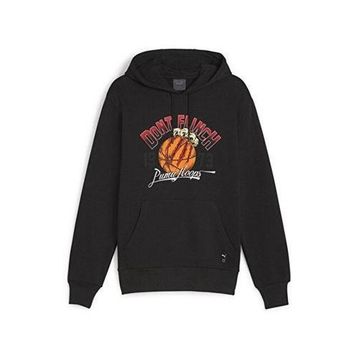 Puma 62481201 Siyah Graphic Booster Hoodie Günlük Erkek Sweatshirt