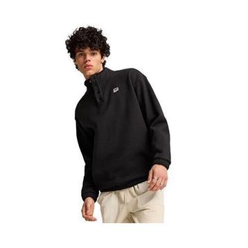 Puma 62675301 Downtown Polarfleece Crew Siyah Erkek Günlük Sweatshirt