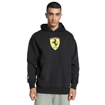 Puma 62705401 Ferrari Race Bigshield Siyah Günlük Stil Erkek Sweatshirt